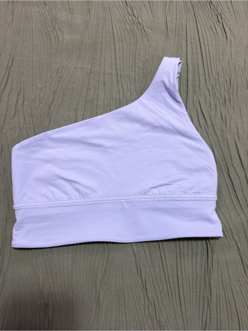 lululemon athletica One-Shoulder Lavender Sports Bra